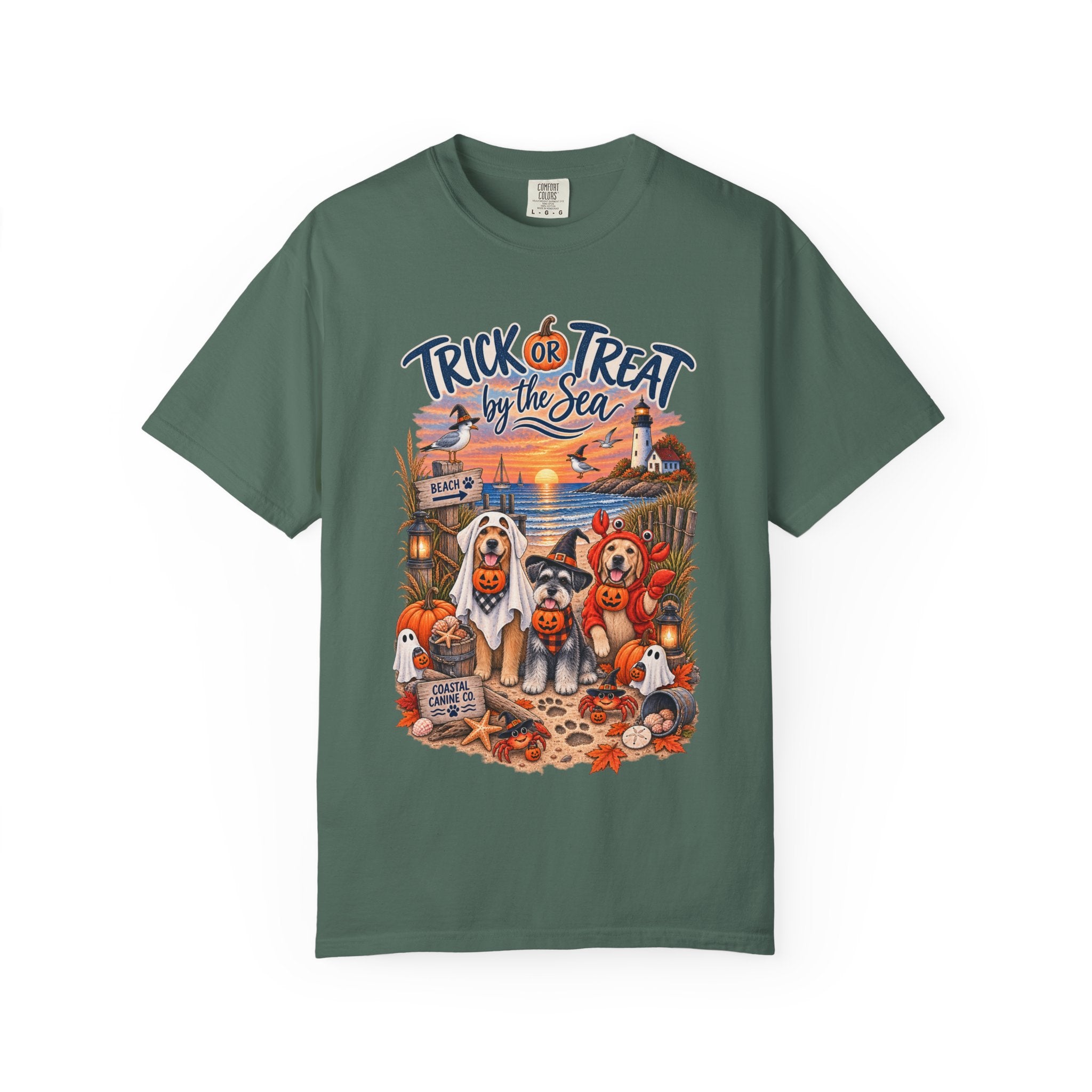 Halloween 'Trick or Treat by the Sea' T-Shirt