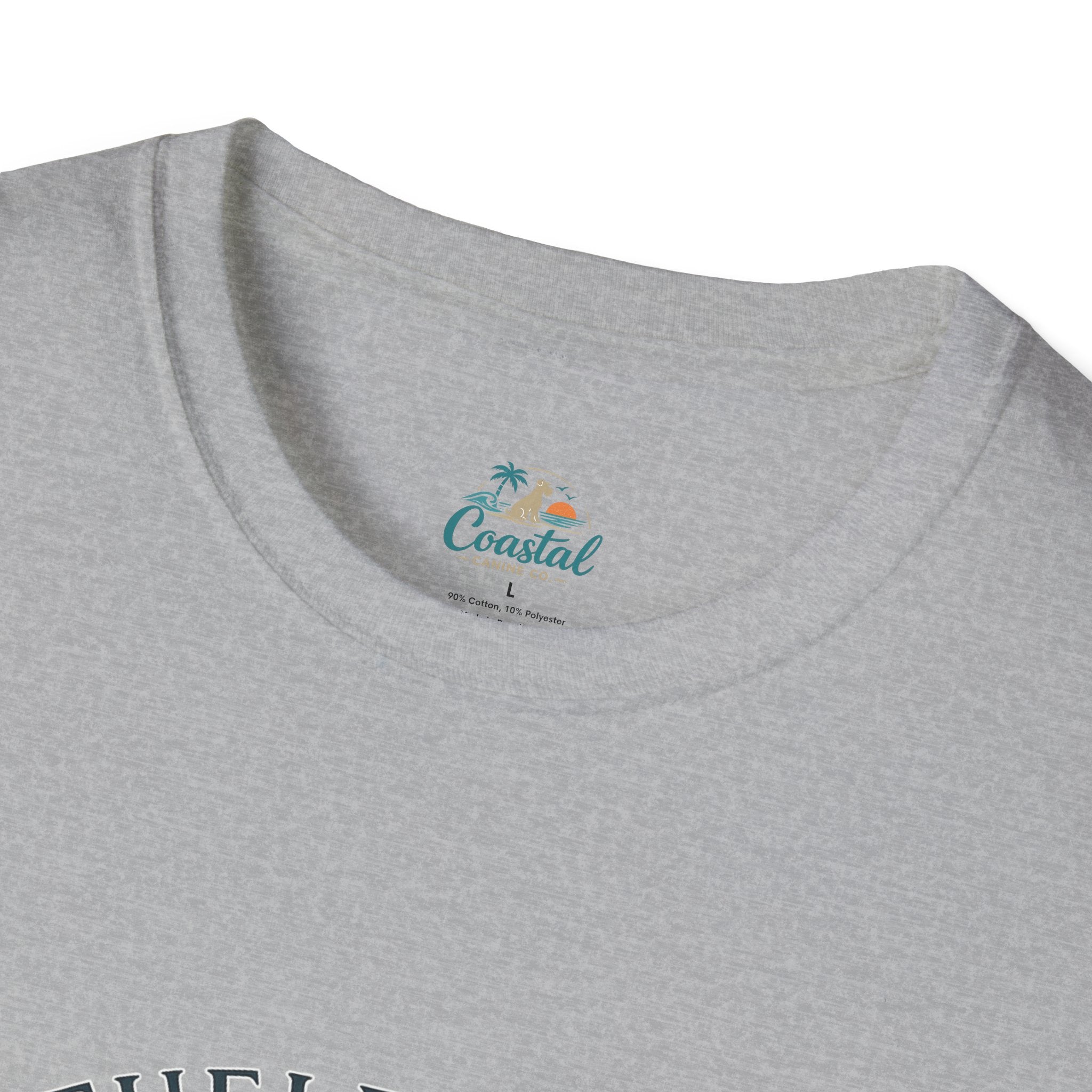 Fueled by Coffee & Dog Cuddles T-Shirt — Cute Coffee Lover Tee for Dog Moms