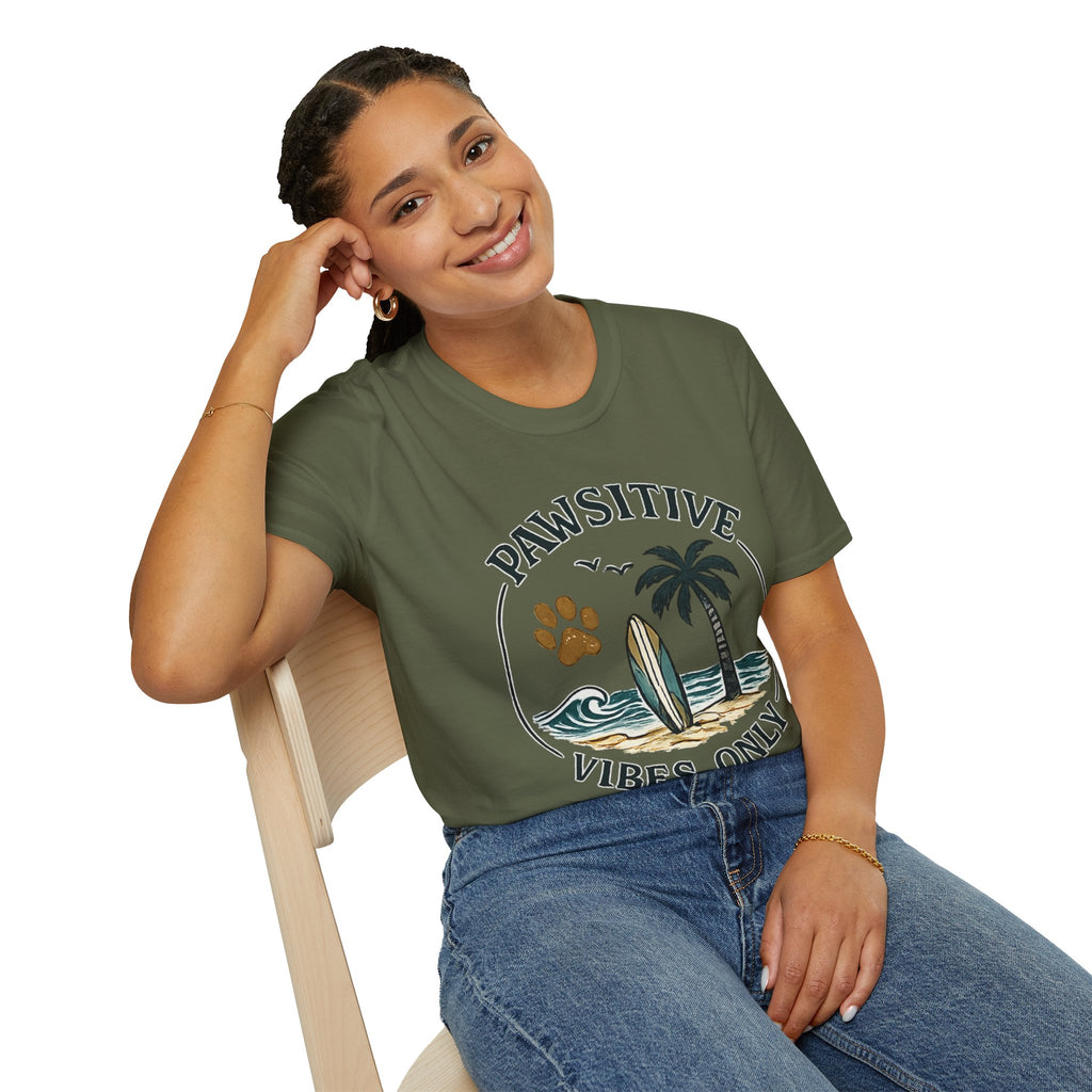 Pawsitive Vibes Only T-Shirt