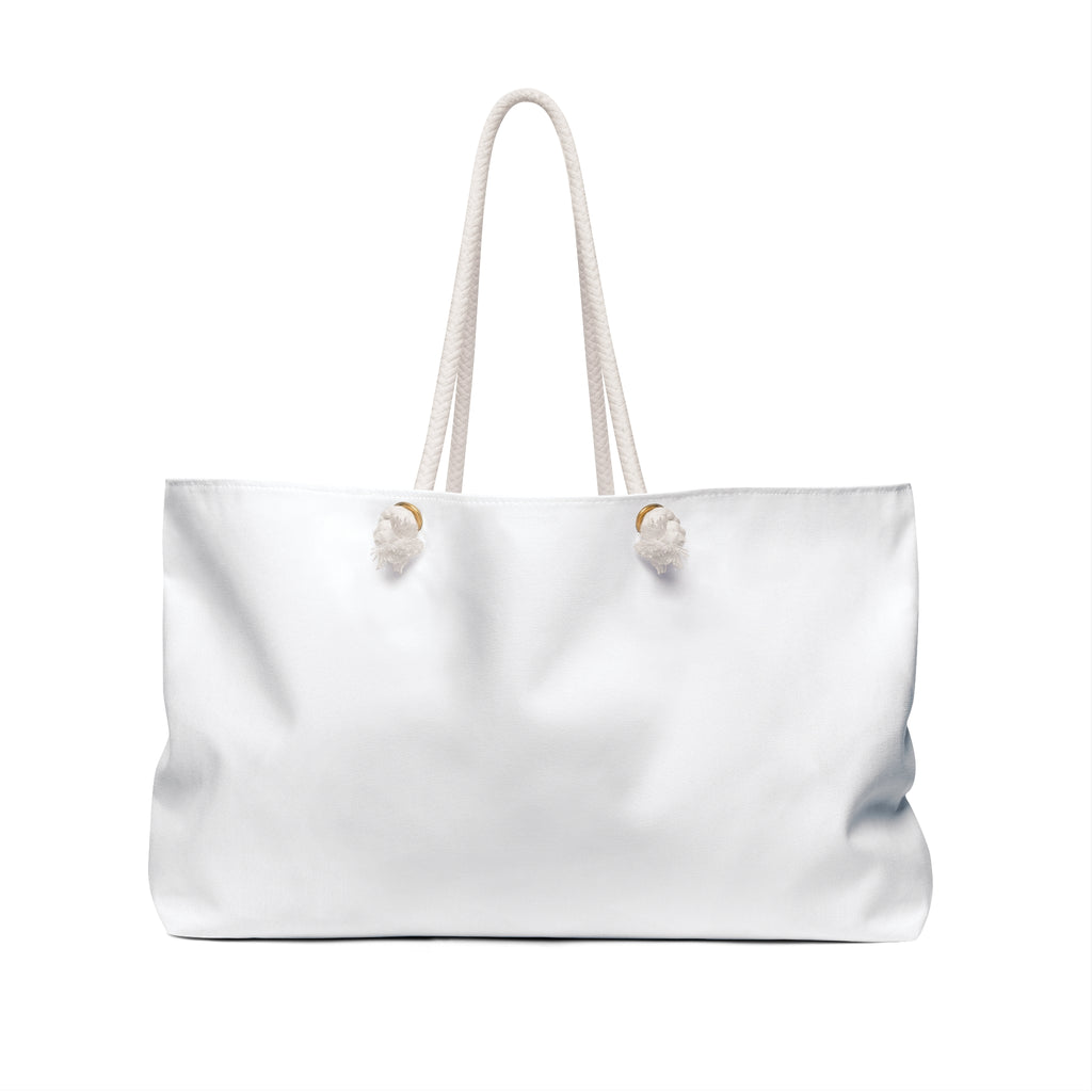 Weekender Bag - "Life Is Better With Sandy Paws" Beach Tote for Dog Lovers