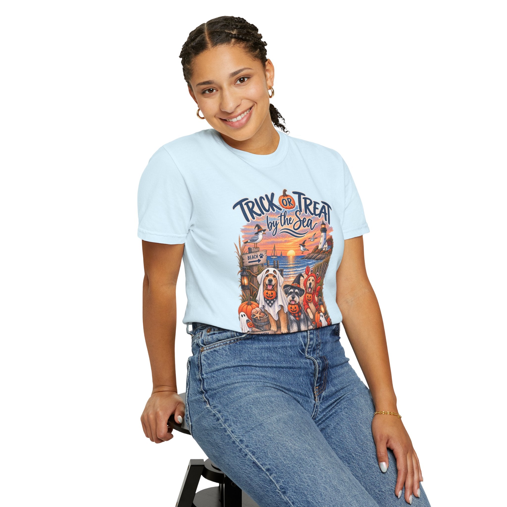 Halloween 'Trick or Treat by the Sea' T-Shirt