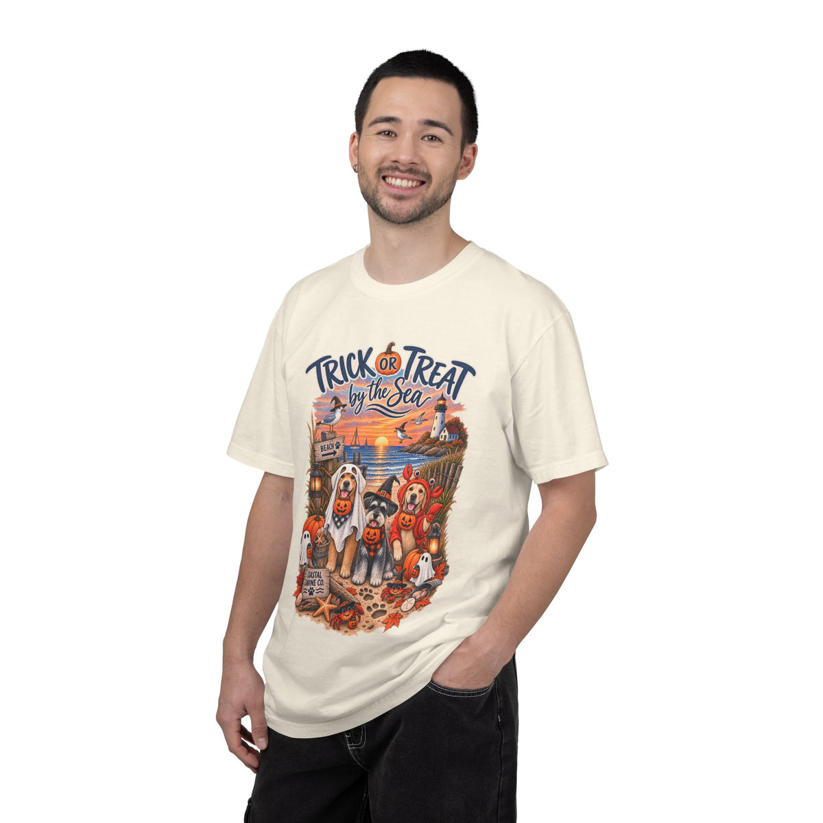 Halloween 'Trick or Treat by the Sea' T-Shirt