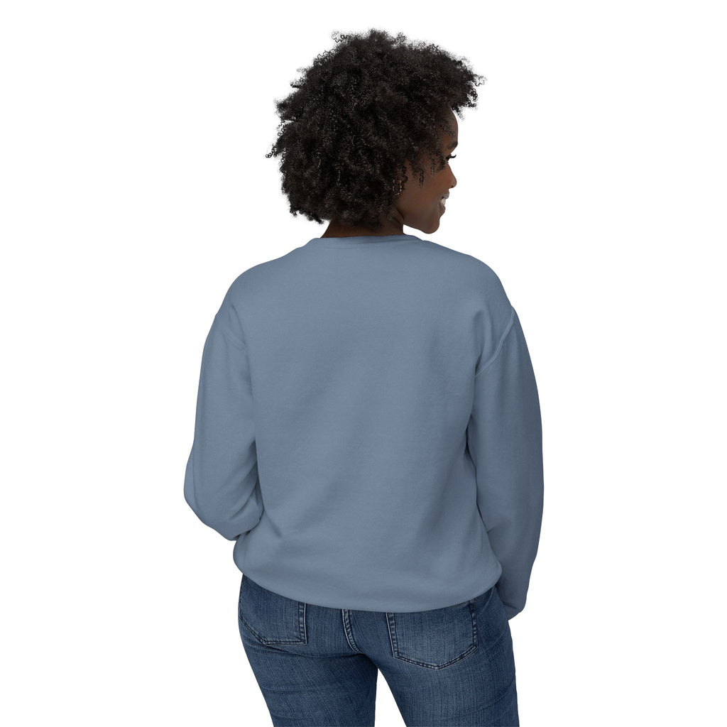 Sweater Weather & Salty Air Crewneck Sweatshirt — Coastal Fall Sunset Design