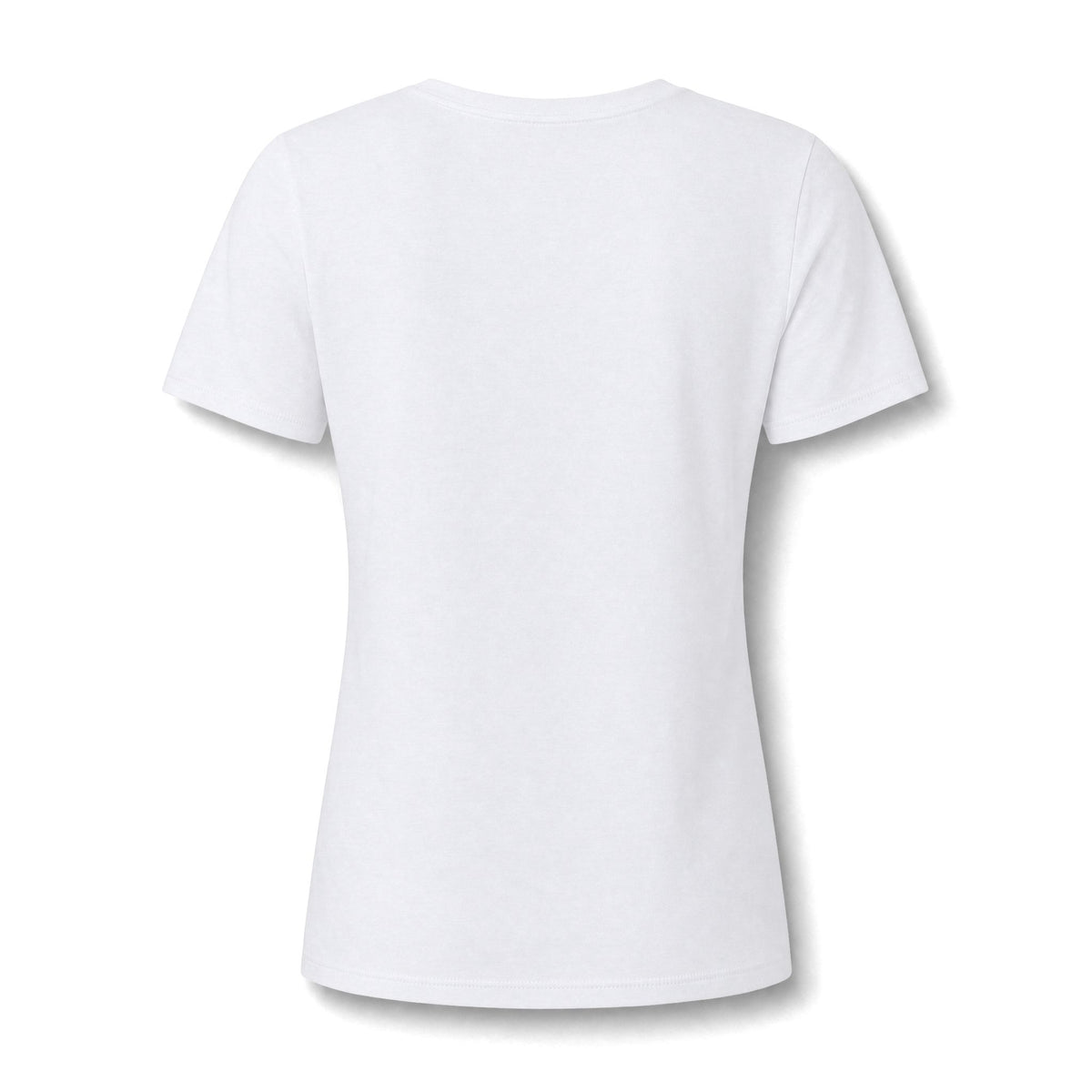 Coastal Dog Mom V-Neck Tee — Beachy Paw Print Women’s Shirt