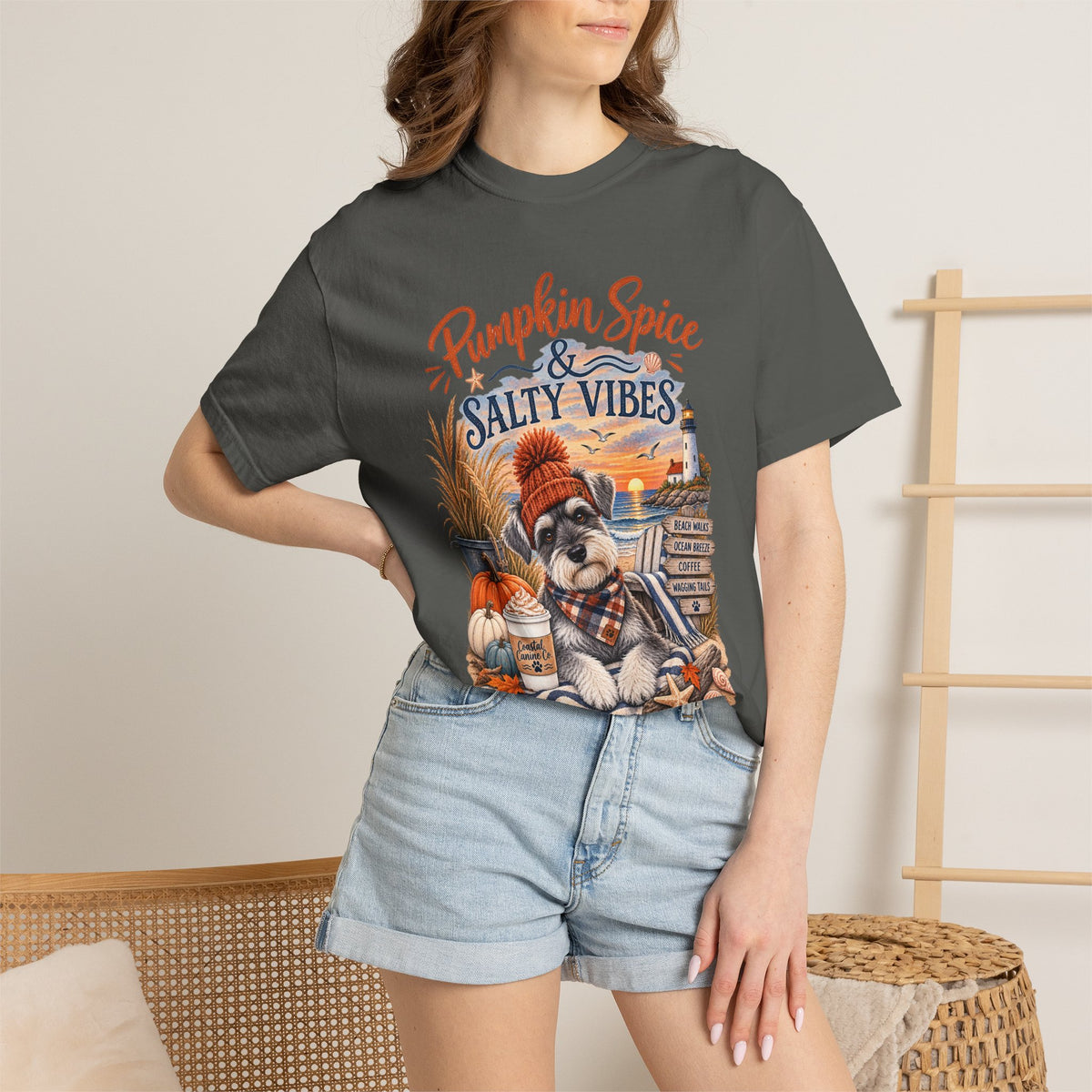 Pumpkin Spice & Salty Vibes T-Shirt