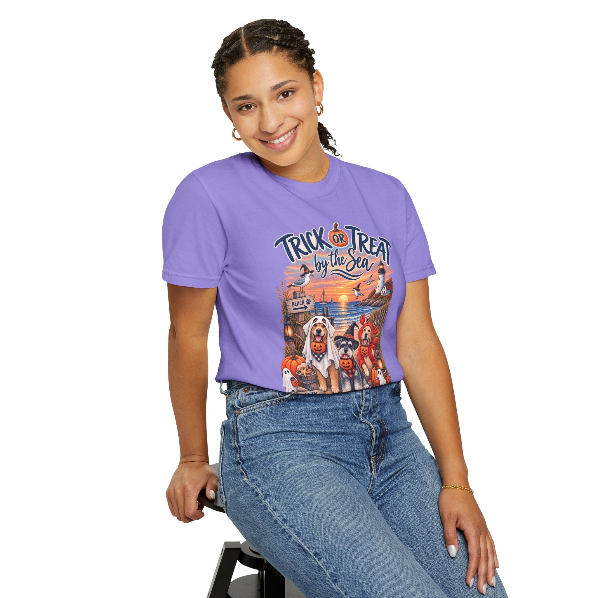 Halloween 'Trick or Treat by the Sea' T-Shirt