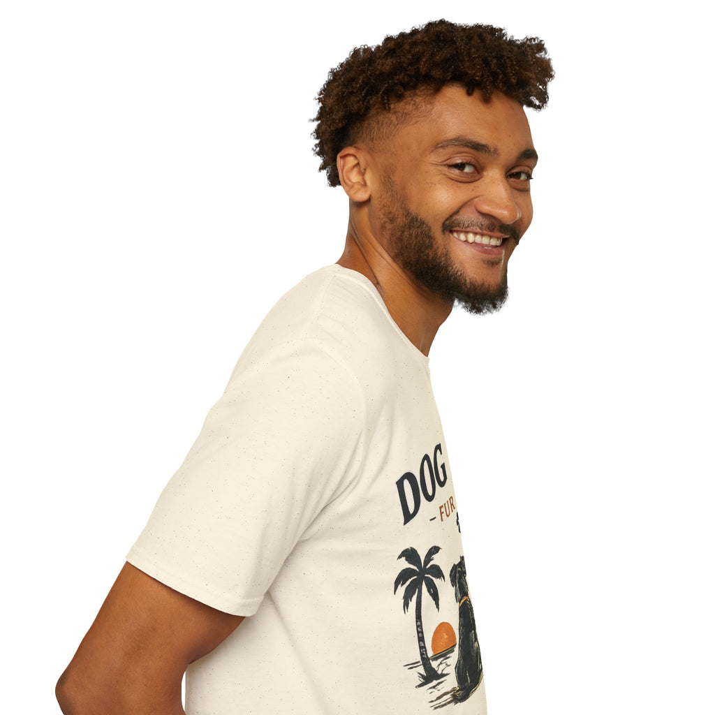 Dog Dad T‑Shirt — "Dog Dad Fur Life" Graphic Tee for Pet Lovers