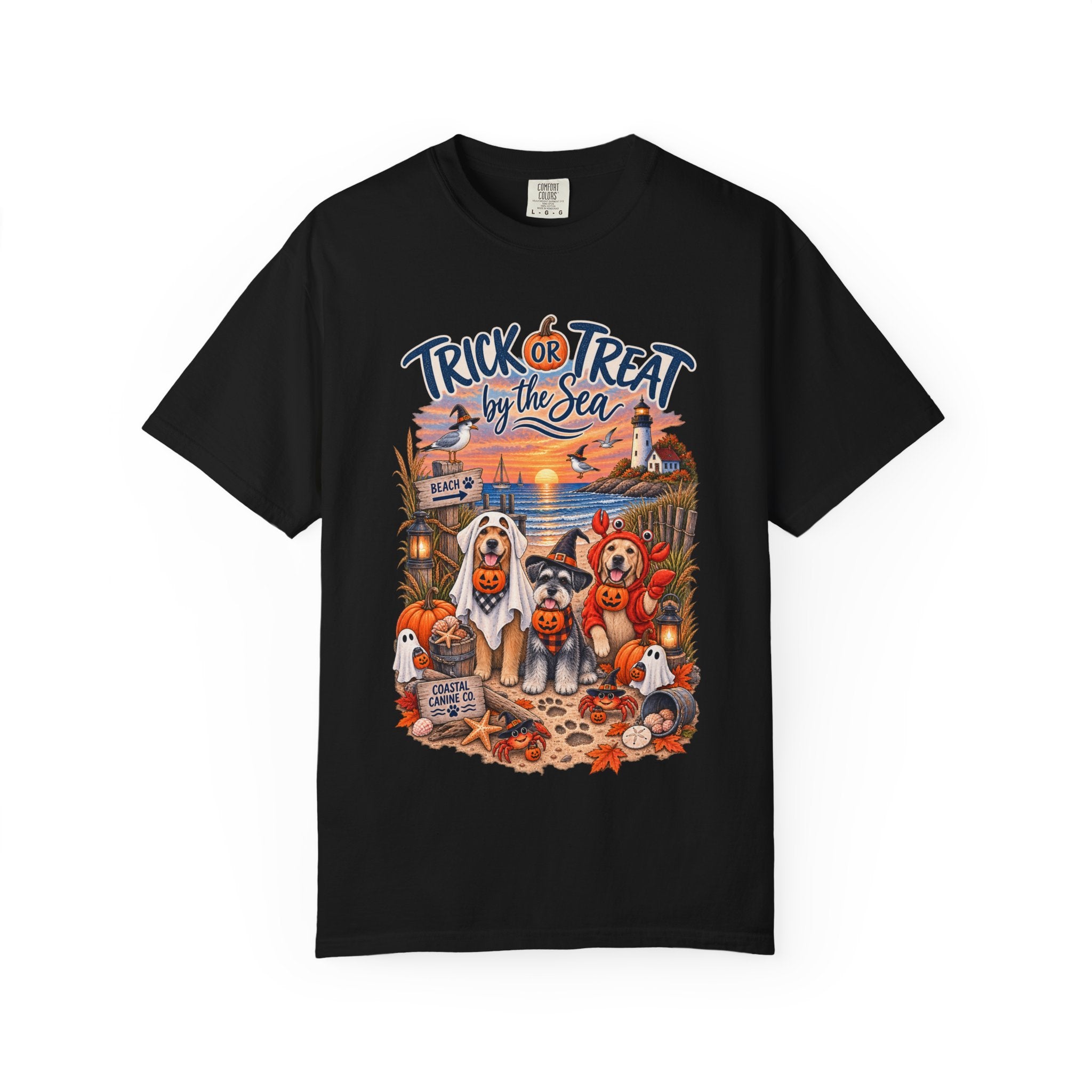 Halloween 'Trick or Treat by the Sea' T-Shirt