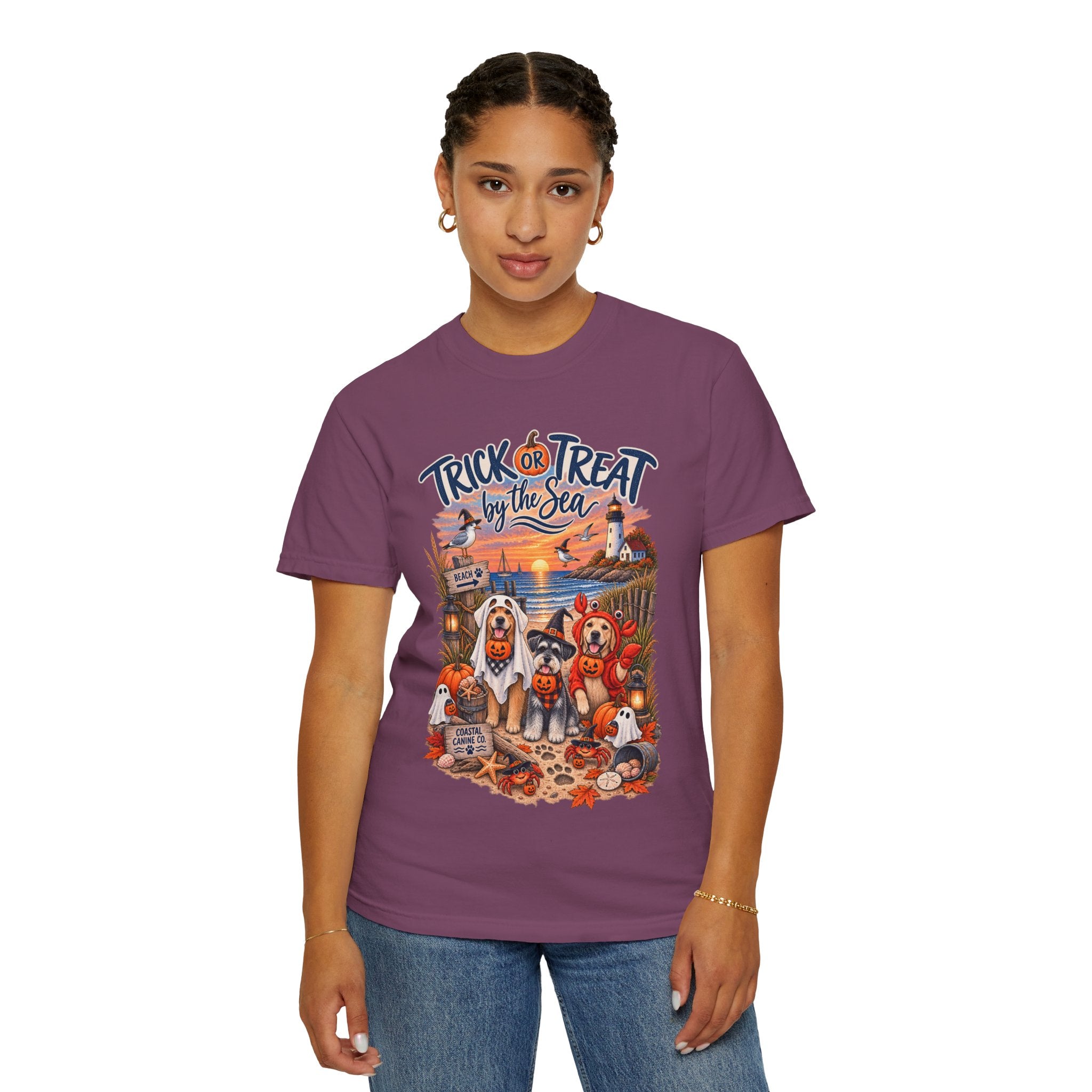 Halloween 'Trick or Treat by the Sea' T-Shirt