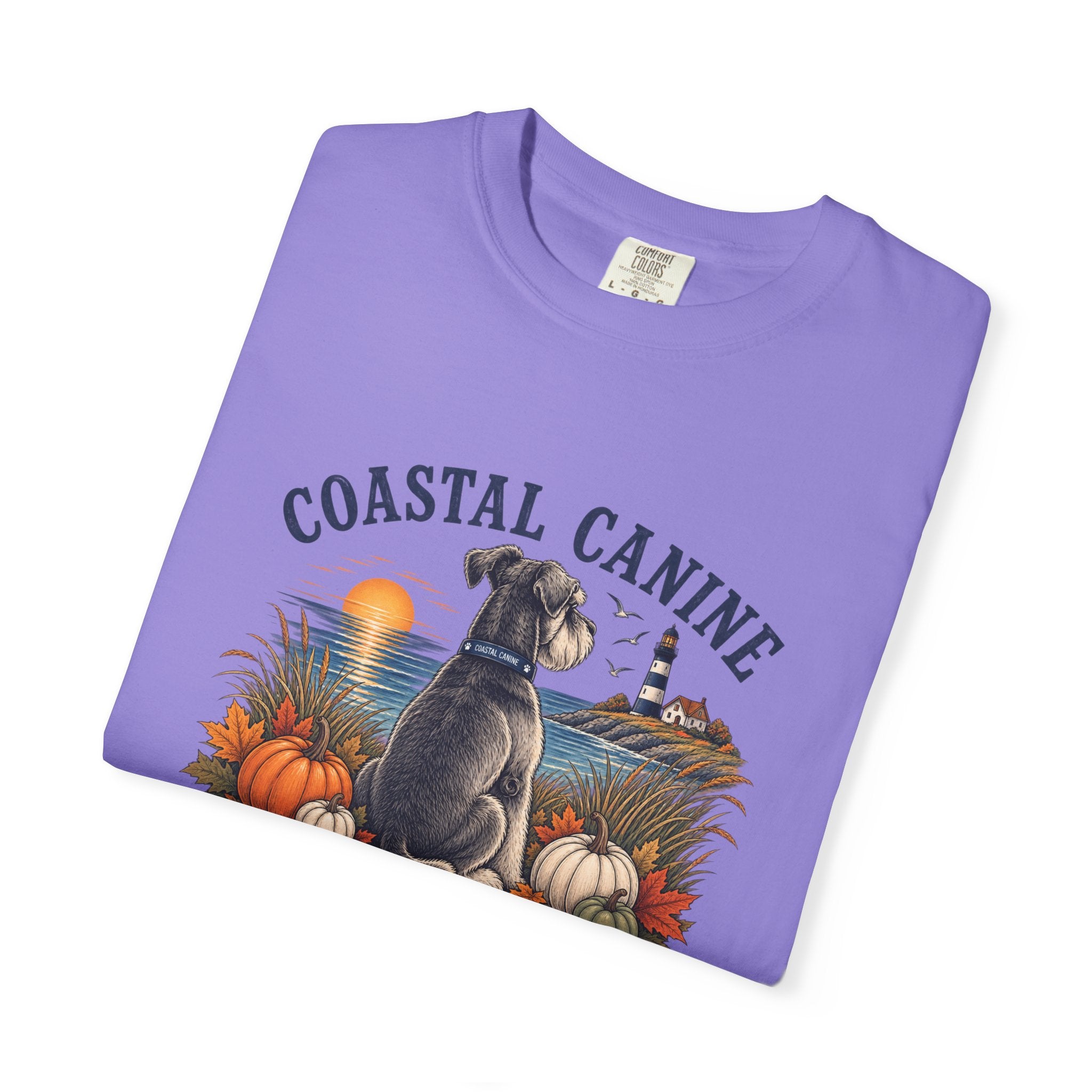 Coastal Canine T-Shirt — Salty Paws & Autumn Days Beach Dog Tee