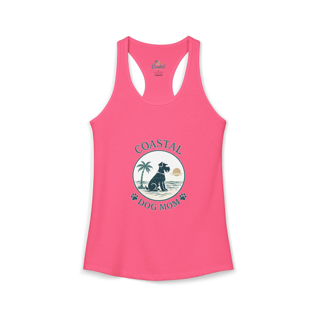 Coastal Dog Mom-Women's Racerback Tank