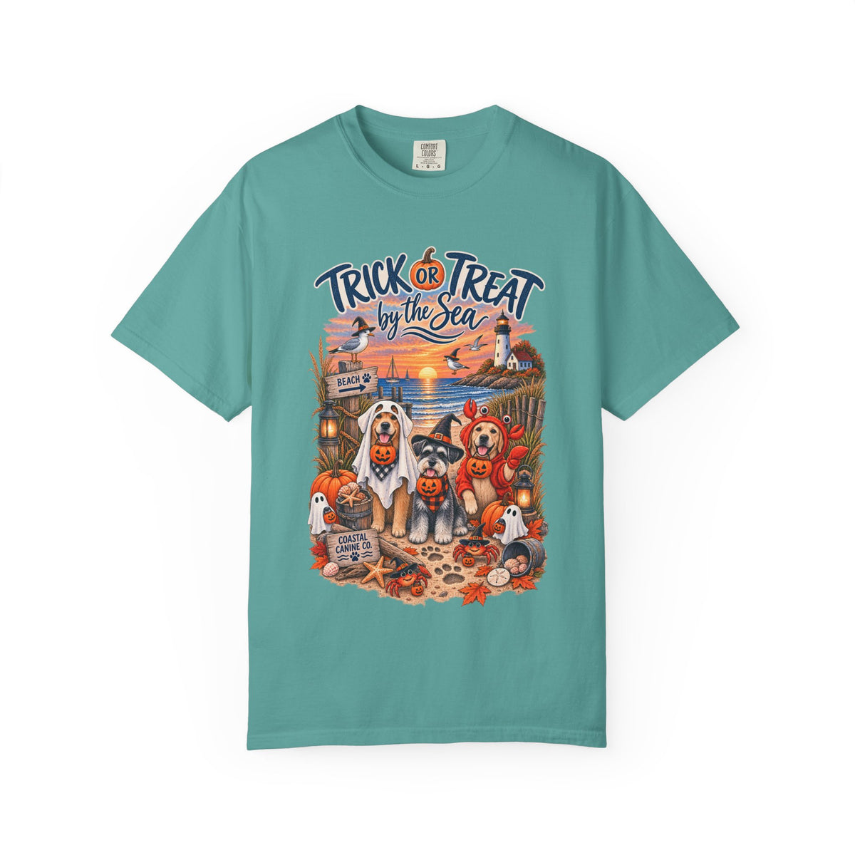 Halloween 'Trick or Treat by the Sea' T-Shirt