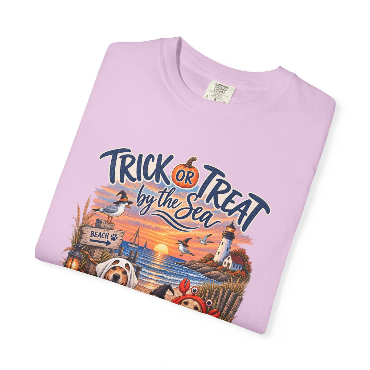Halloween 'Trick or Treat by the Sea' T-Shirt